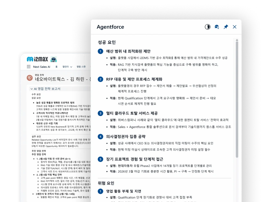 영업 전략 제안 예시